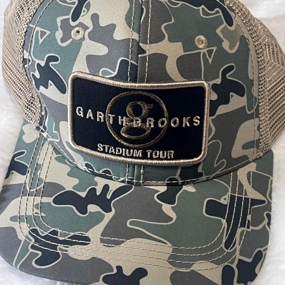 Garth Brooks Stadium Tour Camo Trucker Hat